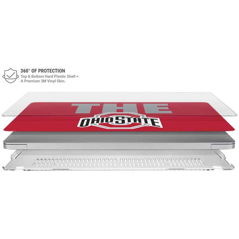 Ohio State University The Ohio State Buckeyes MacBook Air 15in (2023-2025) Case plus Skin